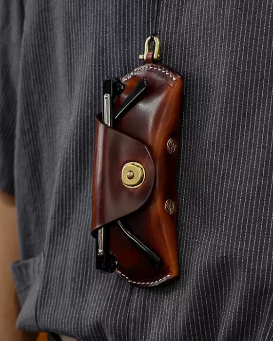 SleekGuard Sunglasses Sleeve | Premium Leather Case