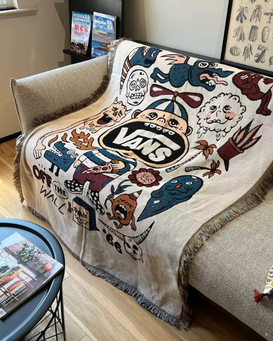 Vans American Country-Style Throw | Vintage-Inspired Blanket