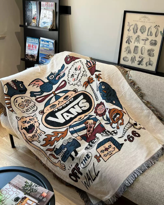 Vans American Country-Style Throw | Vintage-Inspired Blanket