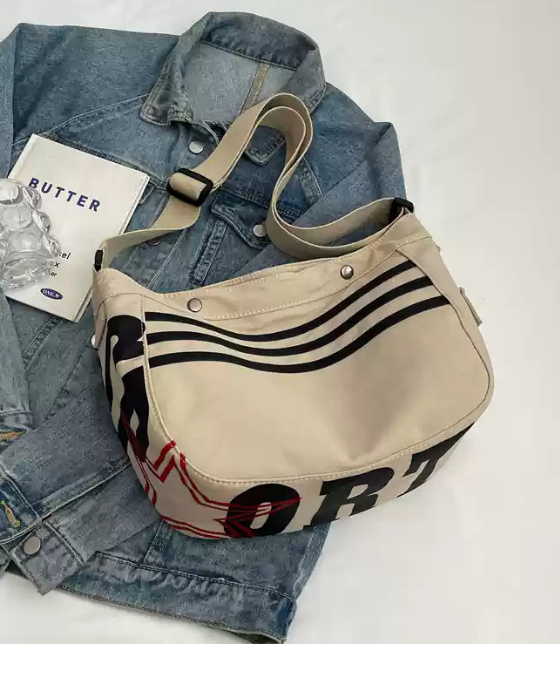 AeroFlex Canvas Stripes Crossbody Bag