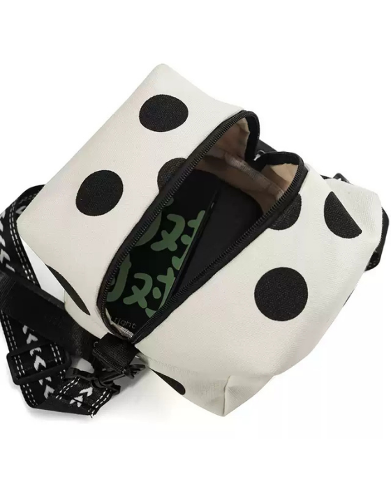 Dice-Shaped Crossbody Bag