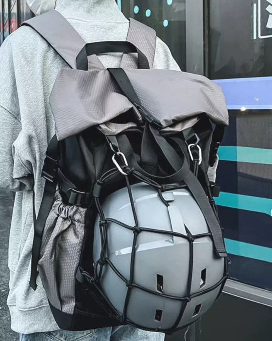 Motorbike Helmet Backpack
