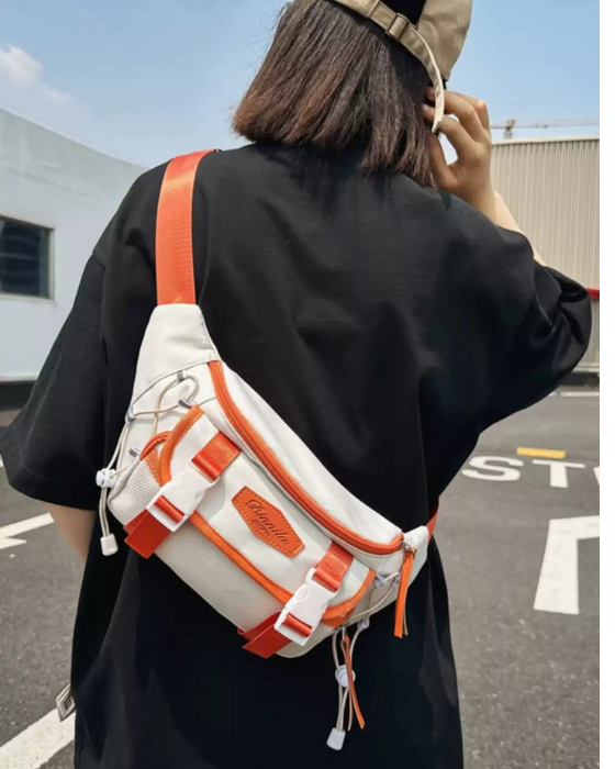 Nylon Cross Sling Bag
